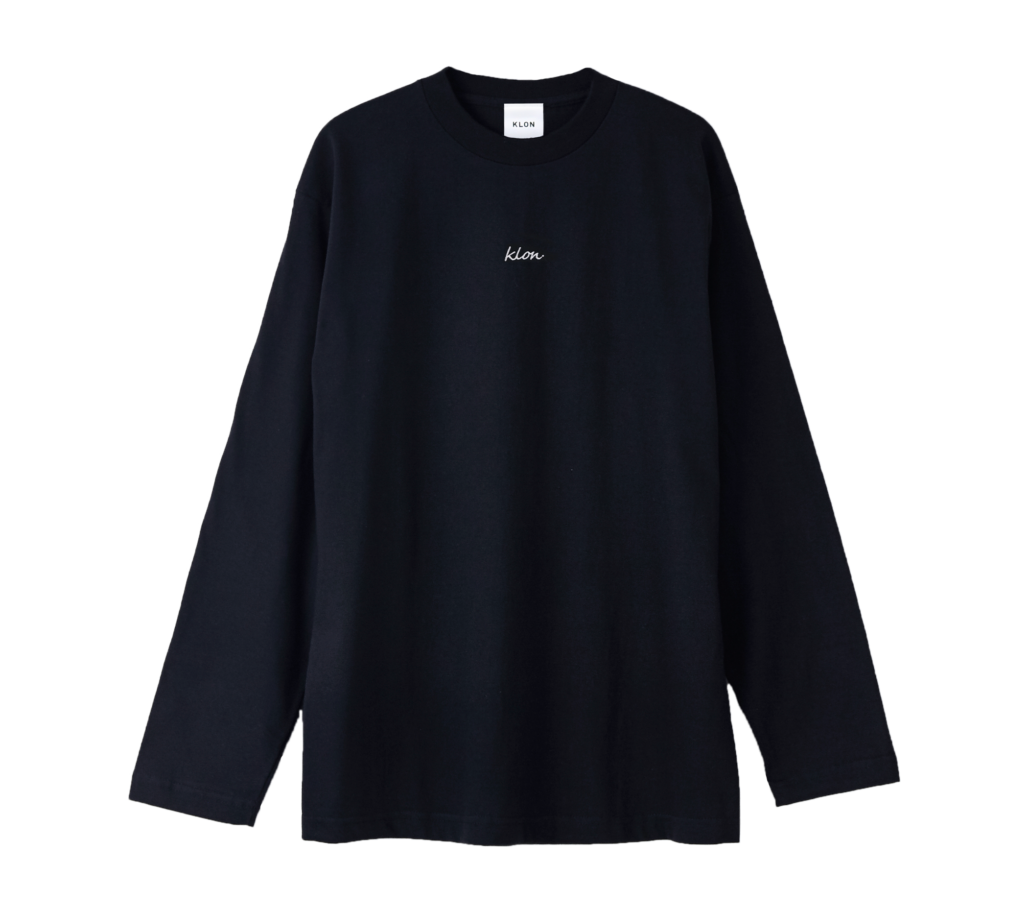 KLON STYLE OFF LONG T DRAWING LOGO BLACK