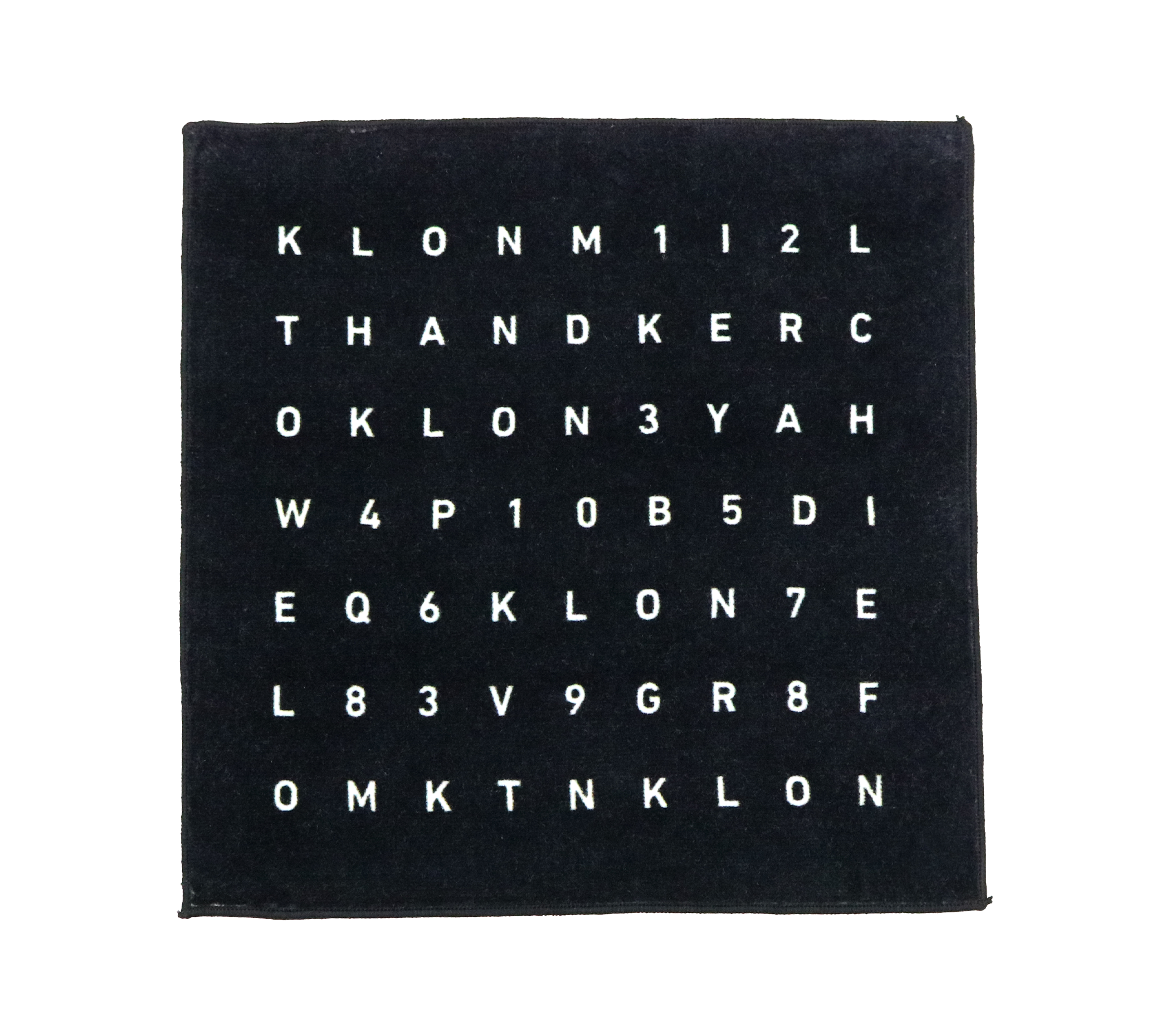 KLON SERIAL NUMBER MINI TOWEL BLACK
