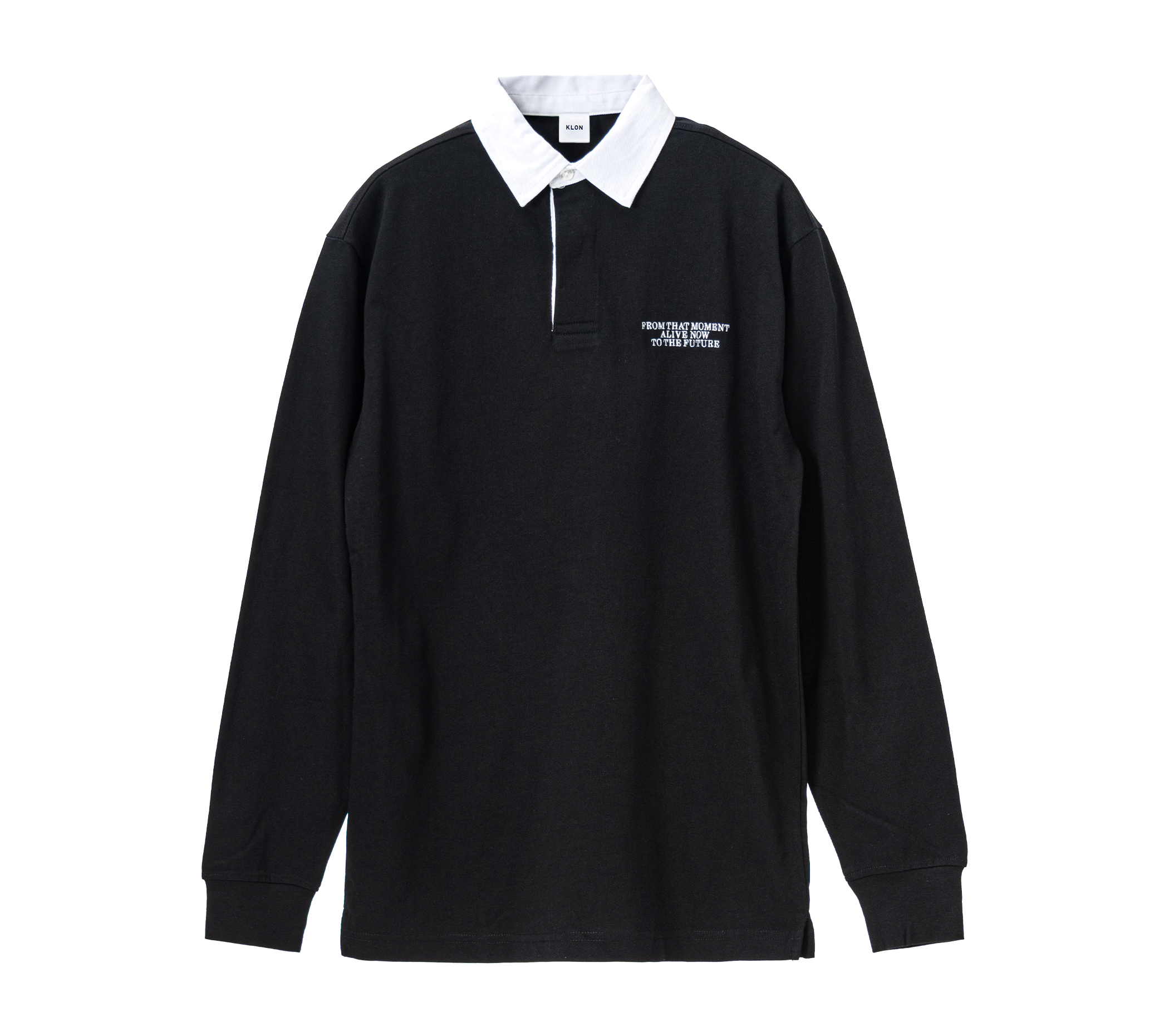 KLON LONG SLEEVE RUGBY JERSEY BLACK