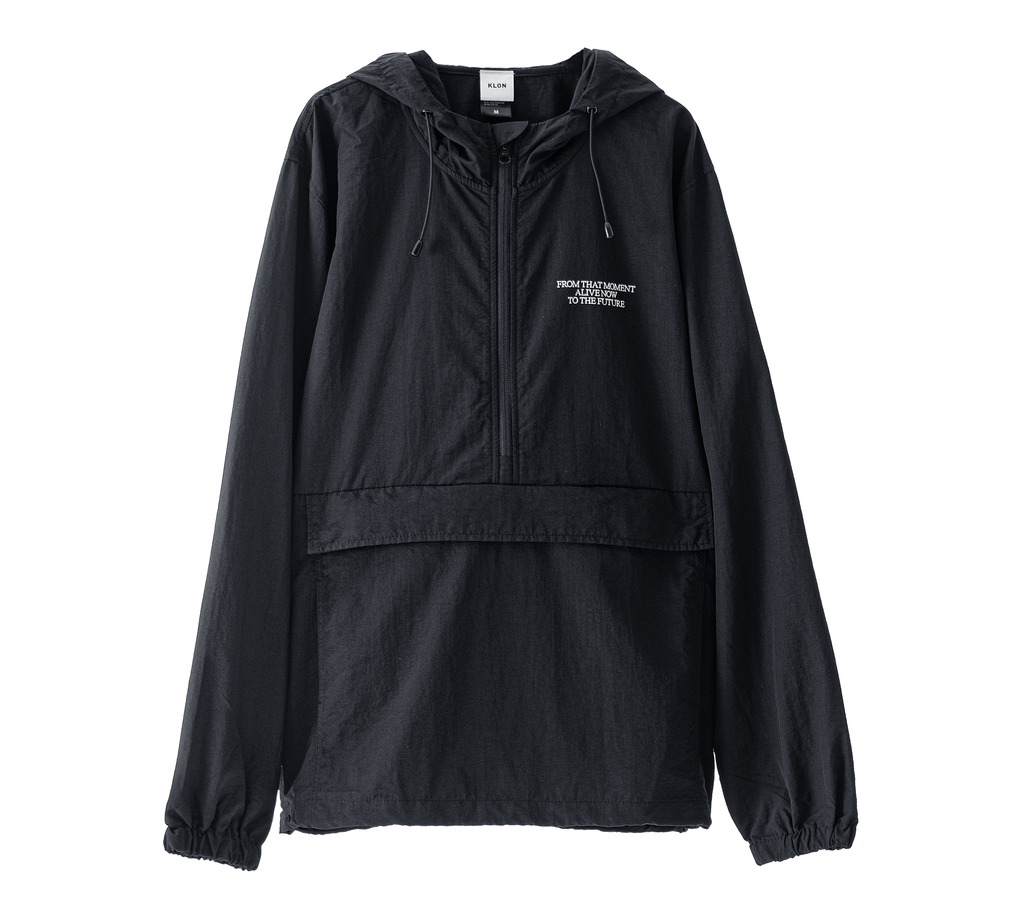 KLON PACKABLE ANORAK PARKA BLACK
