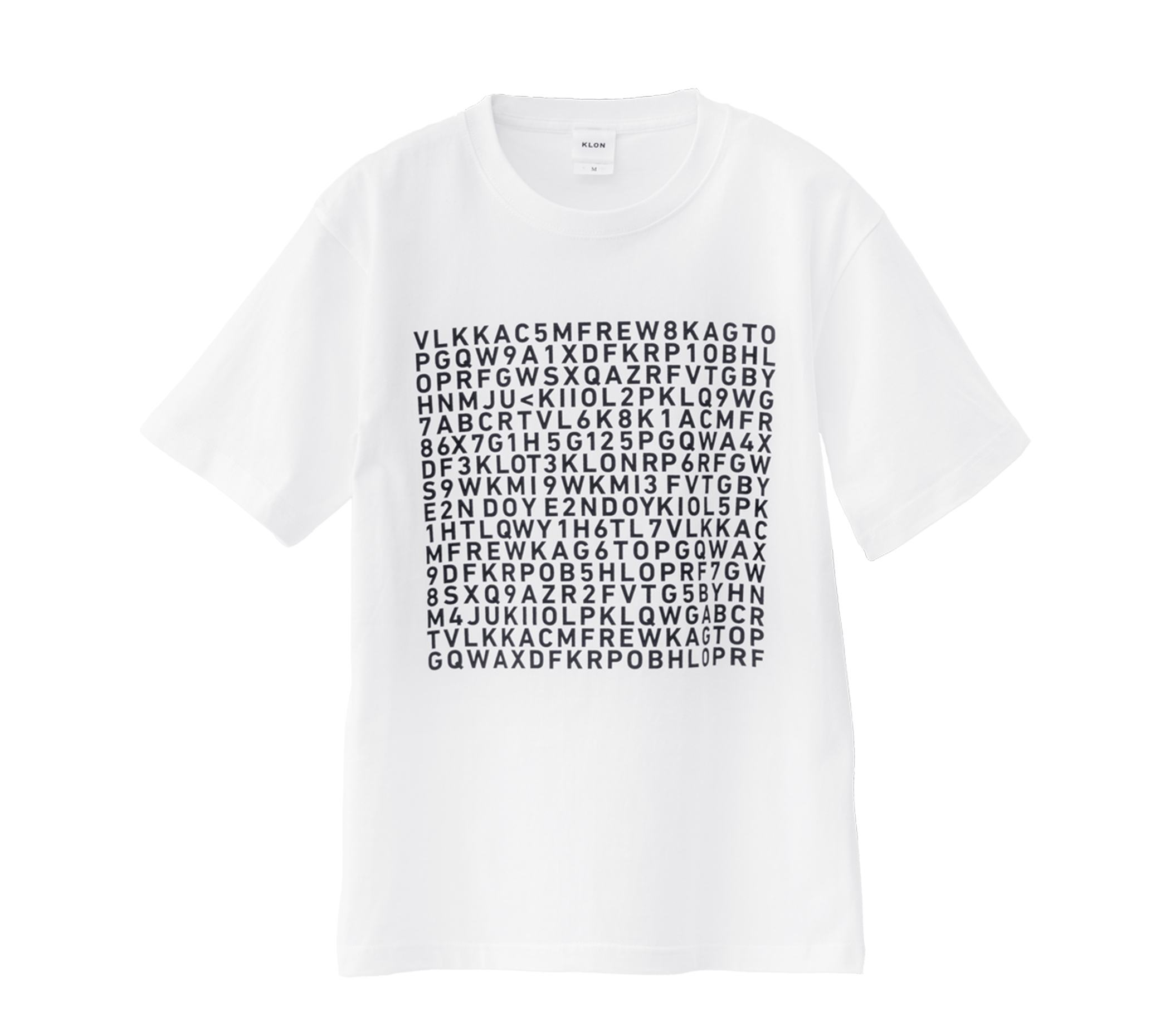 KLON Tshirts SERIAL NUMBER 01 WHITE