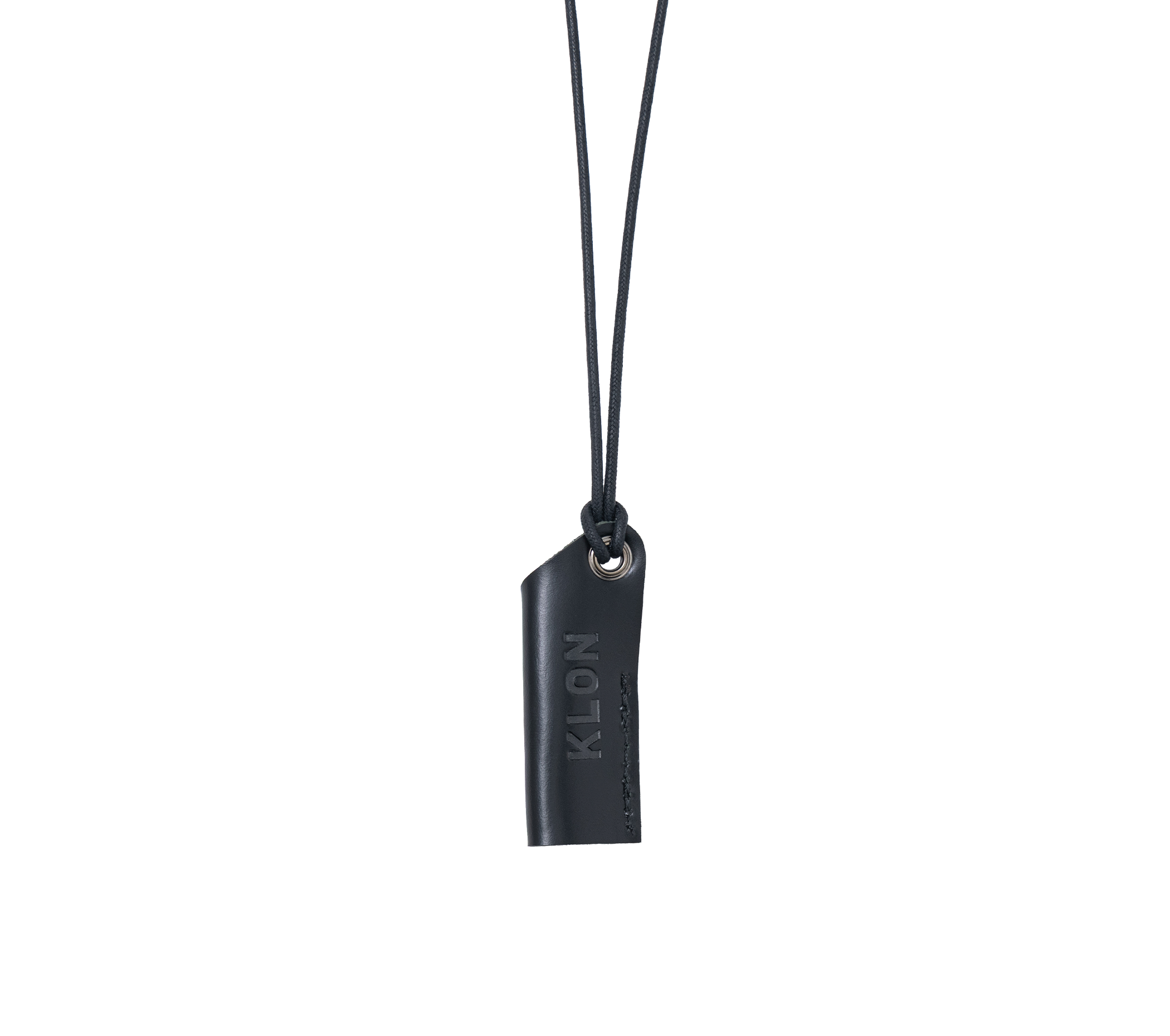 KLON LEATHER GLASSES HOLDER BLACK