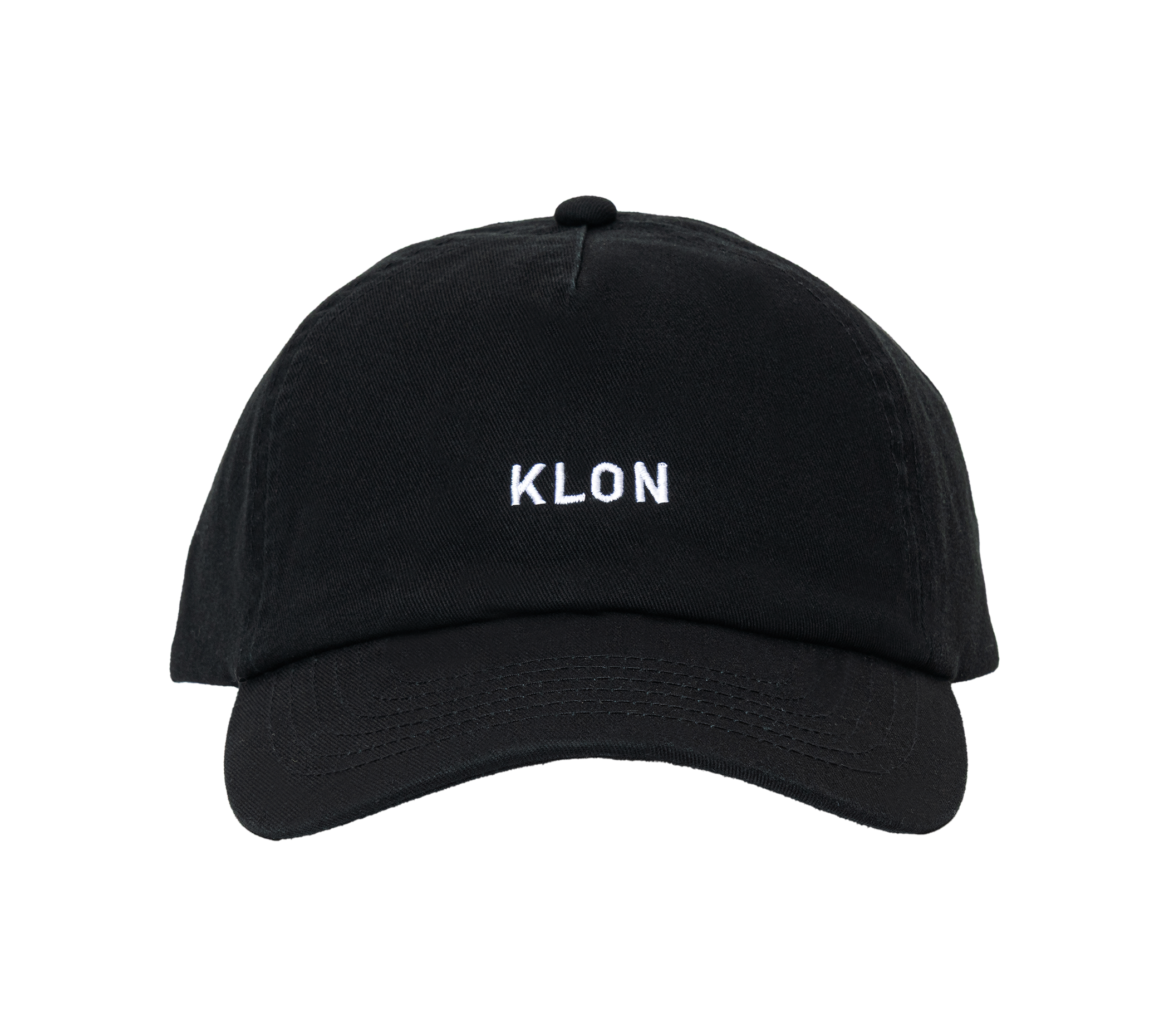 KLON FIVE PANEL LOGO CAP BLACK