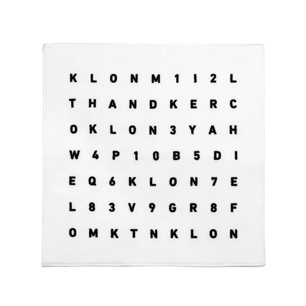 KLON SERIAL NUMBER MINI TOWEL WHITE