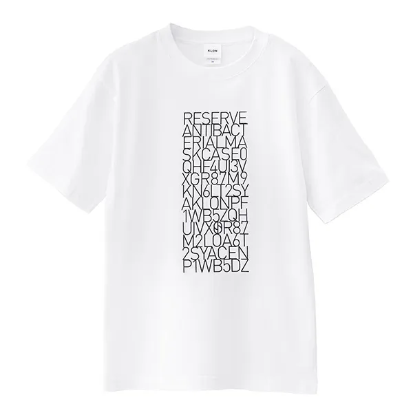 KLON Tshirts SERIAL NUMBER 02 WHITE