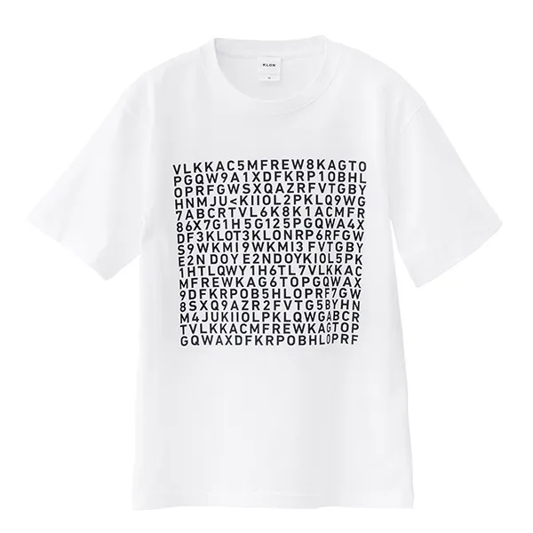 KLON Tshirts SERIAL NUMBER 01 WHITE