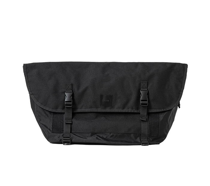 KLON BIG MESSENGER BAG BLACK