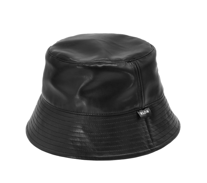 KLON VEGAN LEATHER BUCKET HAT