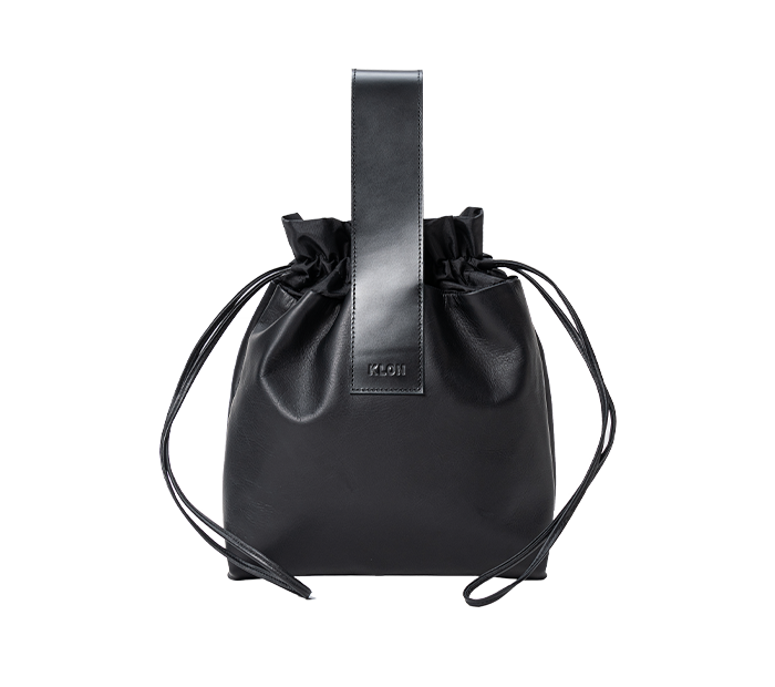 KLON LEATHER DRAWSTRING POUCH